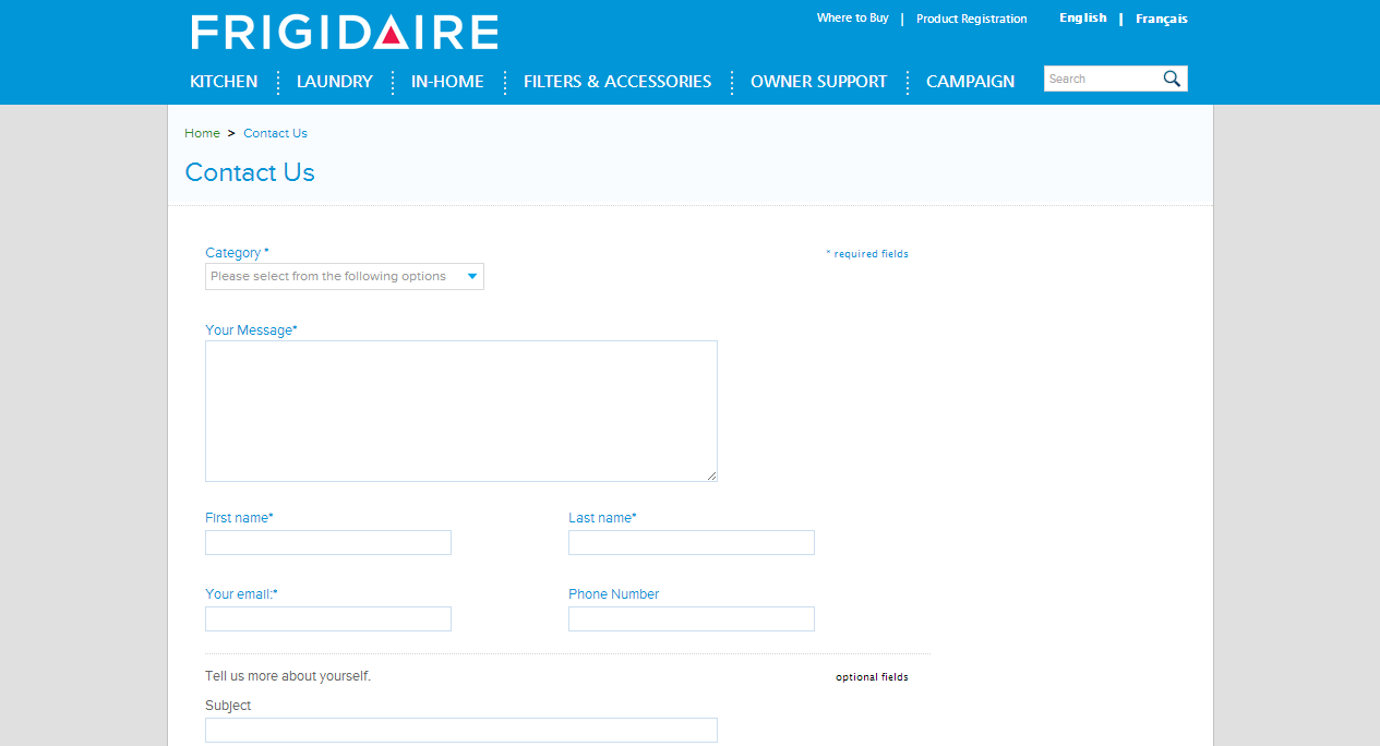 Frigidaire Customer Service Canada, Customer Support 