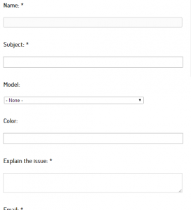 Ematic Contact Form