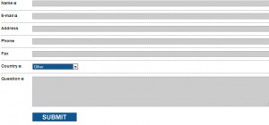 Onkyo - Contact - Form