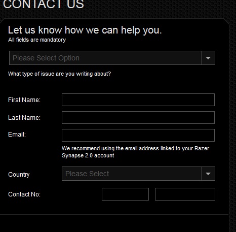 Razer Malaysia Customer Service, Contact Details 